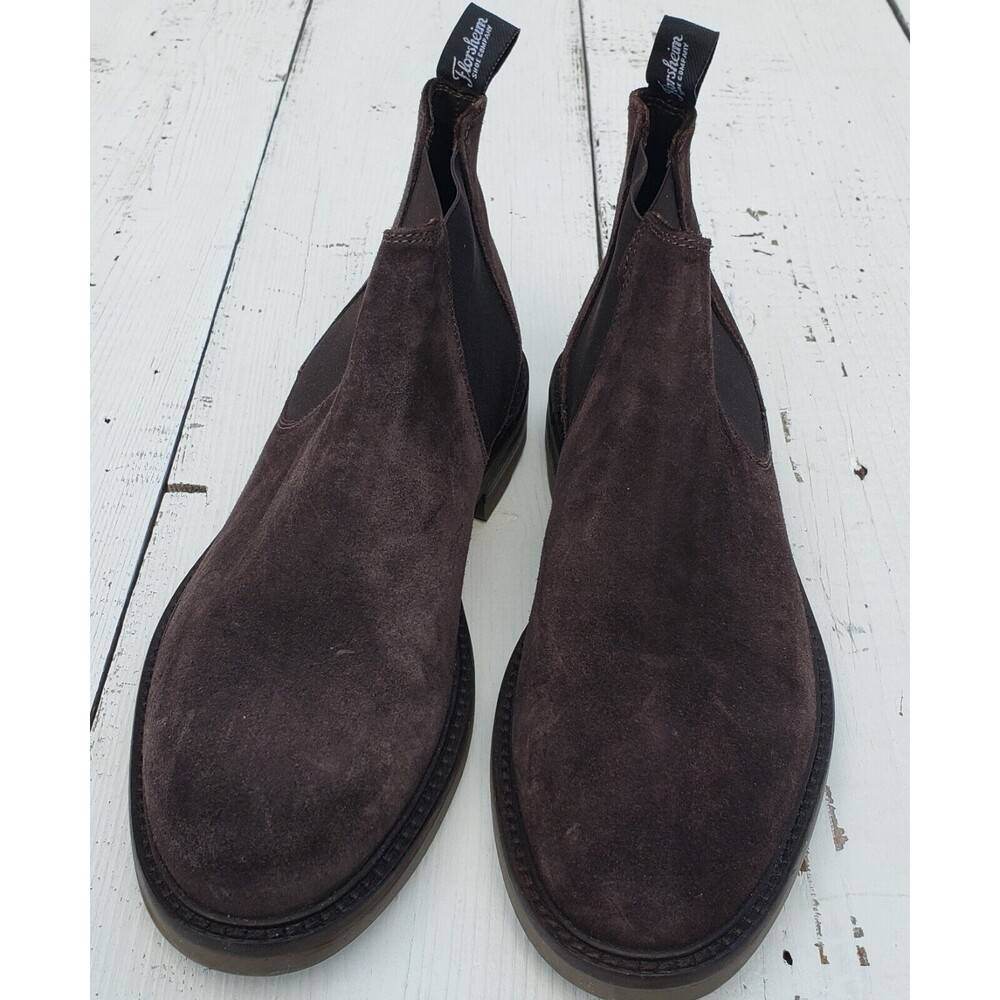 Florsheim Shoe Company Suede Boot Shoes Men's Size 8 Leather Brown NEW - Picture 2 of 4